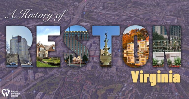 Postcard about the history of Reston, VA